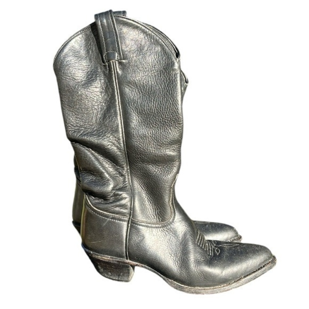 Tony Lama Western Boots, cowgirl boots, black leather, size 6 Western Core